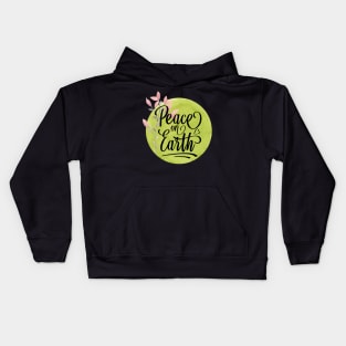 Peace On Earth Kids Hoodie